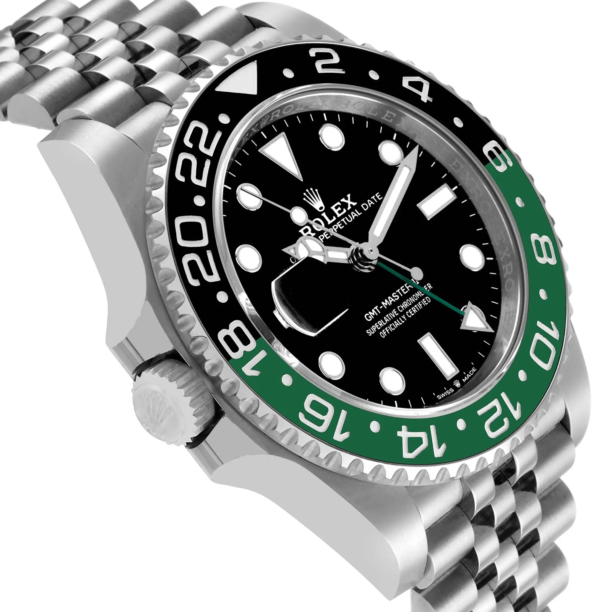 3 Side view of Rolex GMT-Master II Jubilee 126720VTNR Super Clone with 40mm case