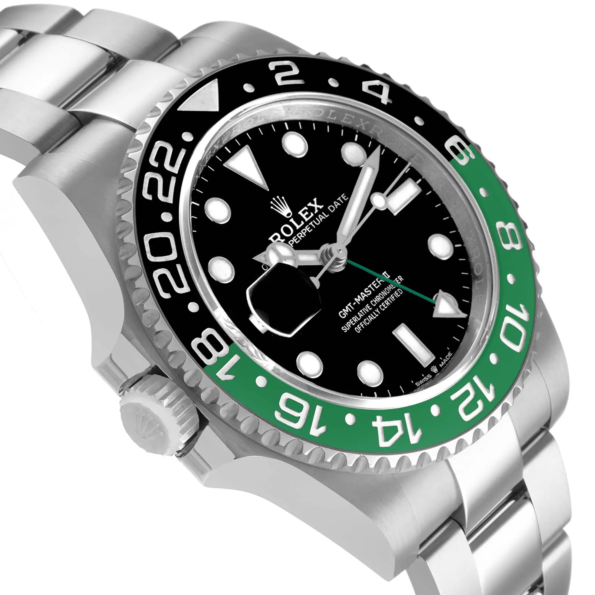 3 Side view of Rolex GMT-Master II Oyster 126720VTNR Super Clone with 40mm case