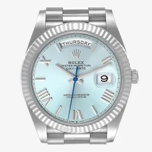 Side view of Rolex Day Date 228236 Super Clone with 40mm case