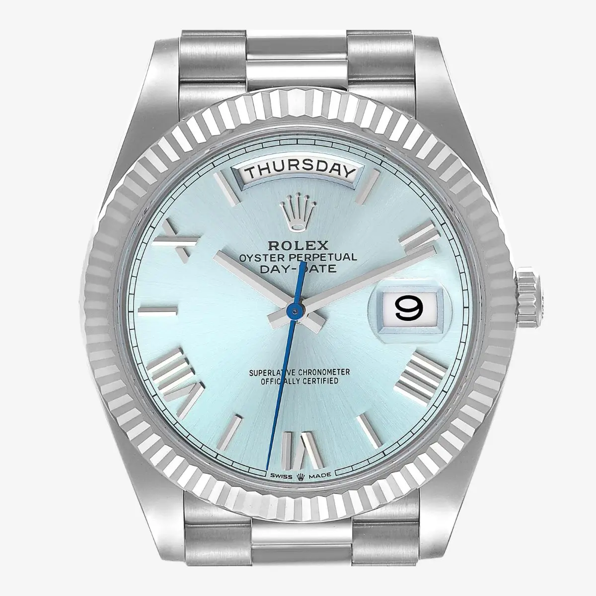 2 Side view of Rolex Day Date 228236 Super Clone with 40mm case