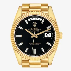 Side view of Rolex Day Date 228238 Super Clone with 40mm case