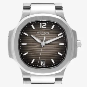 Side view of Patek Philippe Nautilus 7118/1A-011 Super Clone with 35.2mm case