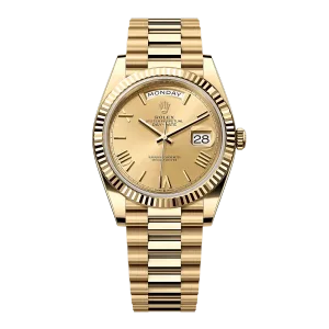 Rolex Day Date 228238 Roman Dial Super Clone 1:1 Replica Watch 40MM -【GMF】Cal.3255 Movement
