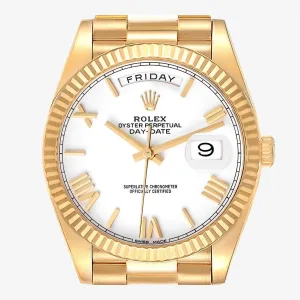 Rolex Day Date 228238 Roman Dial Super Clone 1:1 Replica Watch 40MM -【GMF】Cal.3255 Movement