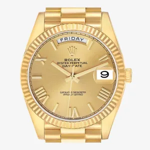 Rolex Day Date 228238 Roman Dial Super Clone 1:1 Replica Watch 40MM -【GMF】Cal.3255 Movement
