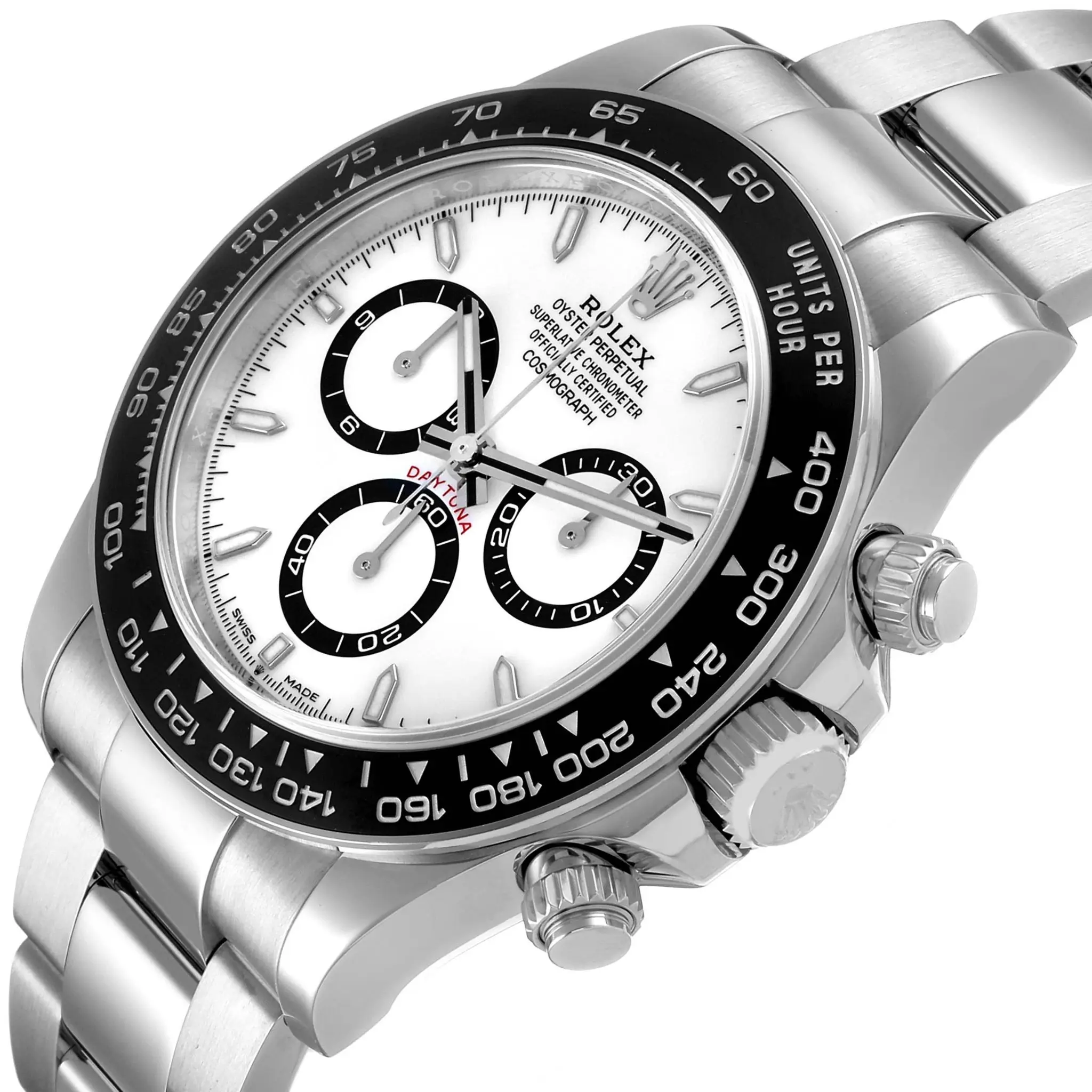 3 Side view of Rolex Daytona 126500LN Super Clone with 40mm case