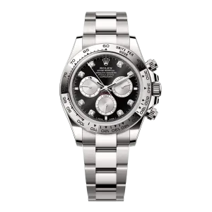 Rolex Daytona 126509 White Gold Black Diamond Dial Super Clone 1:1 Replica Watch 40MM -【Clean】Cal.4131 Movement