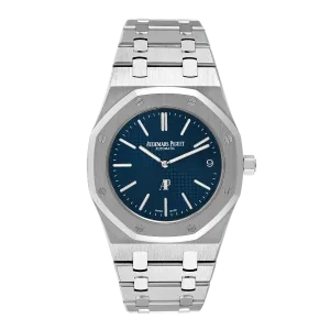 Audemars Piguet Royal Oak 15202ST.OO.1240ST.01 'Jumbo' Extra-Thin Blue Dial Super Clone 1:1 Replica Watch 39MM -【ZF】Cal.2121 Movement