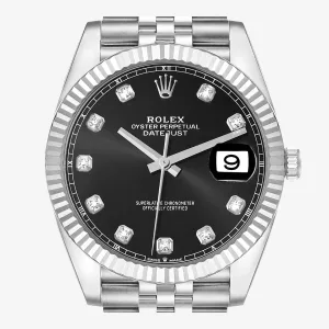 Side view of Rolex Datejust 126334 Jubilee Super Clone with 41mm case