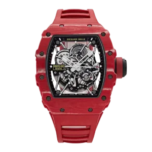 Richard Mille RM 35-02 Rafael Nadal Automatic Red Quartz TPT Super Clone 1:1 Replica Watch 45MM -【APSF】Custom RMAL1 Integrated Skeleton Movement
